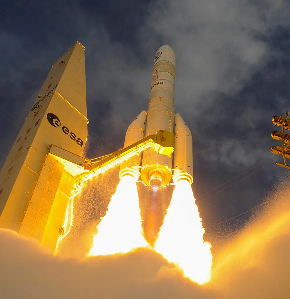 Ariane 6 takes flight (ESA)