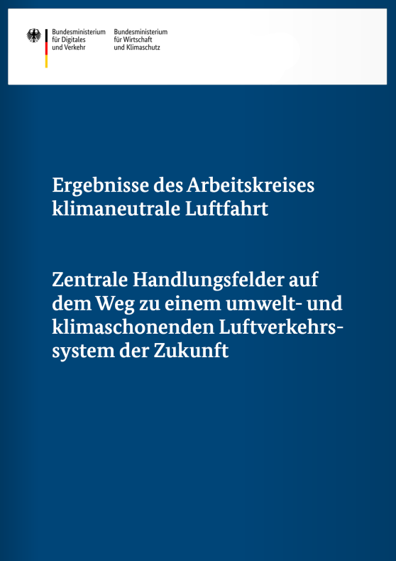 Mantelpapier: Ergebnisse des Arbeitskreises klimaneutrale Luftfahrt